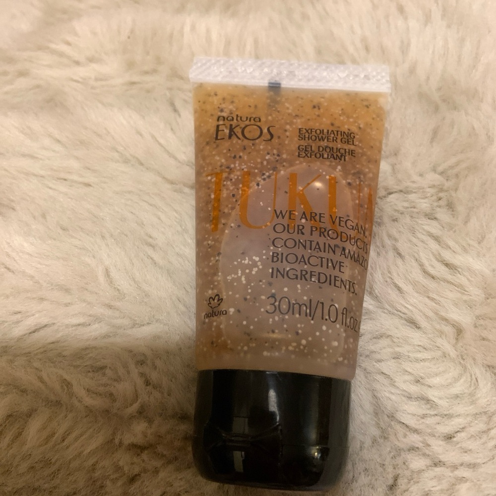 Natura Ekos Tukuma Exfoliating Shower Gel 30 mL / 1 oz Travel Size - Sealed